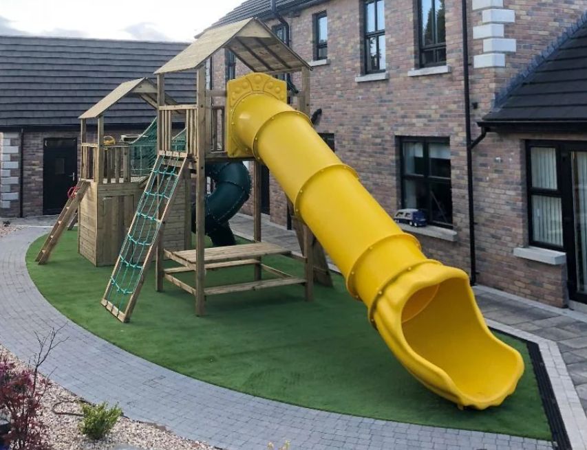 Galway Climbing Frame Tube Slide O Rourke Playscapes Playground Equipment Northern Ireland